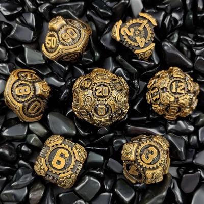 Metal Gear Würfel-Set DND Dungeons And Dragons TRPG Mehrseitige Würfel D6 Tisch