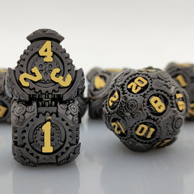 Metal Gear Würfel-Set DND Dungeons And Dragons TRPG Mehrseitige Würfel D6 Tisch
