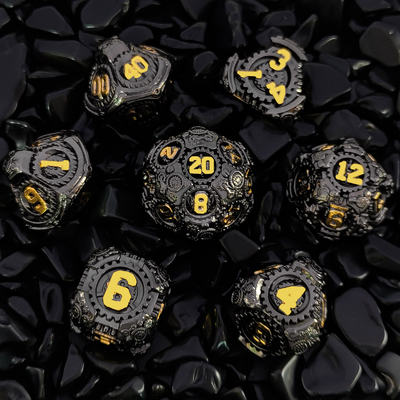 Metal Gear Würfel-Set DND Dungeons And Dragons TRPG Mehrseitige Würfel D6 Tisch