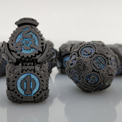 Metal Gear Würfel-Set DND Dungeons And Dragons TRPG Mehrseitige Würfel D6 Tisch