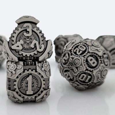 Metal Gear Würfel-Set DND Dungeons And Dragons TRPG Mehrseitige Würfel D6 Tisch