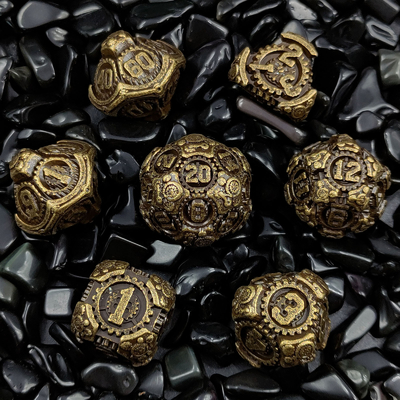 Metal Gear Würfel-Set DND Dungeons And Dragons TRPG Mehrseitige Würfel D6 Tisch
