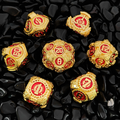 Metal Gear Würfel-Set DND Dungeons And Dragons TRPG Mehrseitige Würfel D6 Tisch