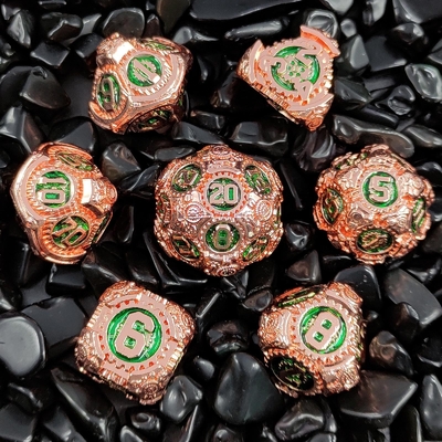 Metal Gear Würfel-Set DND Dungeons And Dragons TRPG Mehrseitige Würfel D6 Tisch