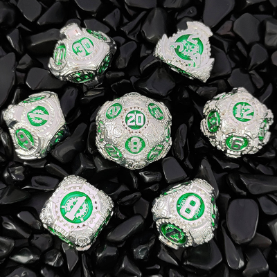 Metal Gear Würfel-Set DND Dungeons And Dragons TRPG Mehrseitige Würfel D6 Tisch