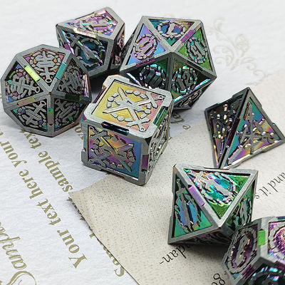 Schwert Metall RPG Würfel Hand poliert Cruzu Dungeon und lange DND#