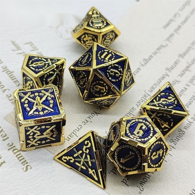 Schwert Metall RPG Würfel Hand poliert Cruzu Dungeon und lange DND#