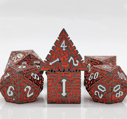 Solid Maze Multi-Fasettierte Metallwürfel DND#RPG Dungeon und Long Crusu