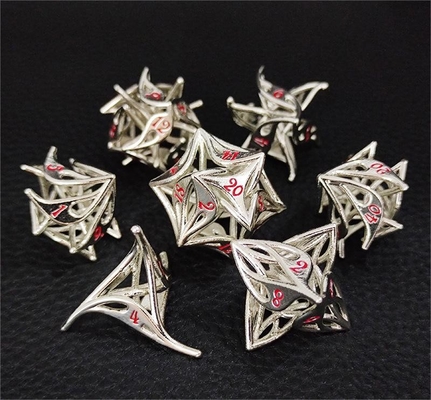 Geely Blume Hohlmetall Würfel Set RPG Drache und Dungeon DND