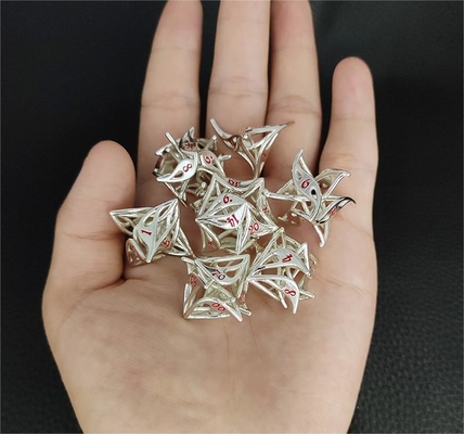Geely Blume Hohlmetall Würfel Set RPG Drache und Dungeon DND