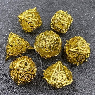 Dorne hohle Metallwürfel Satz Kusalu RPG Drache und Kerker DND