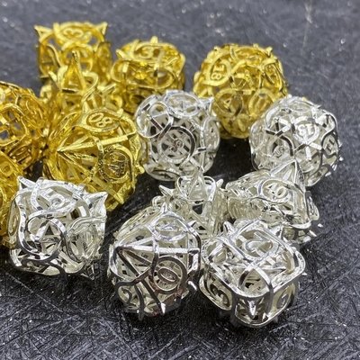 Dorne hohle Metallwürfel Satz Kusalu RPG Drache und Kerker DND