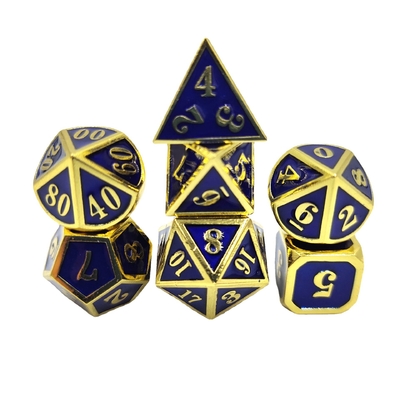 DND RPG Mini Metal Dice Running Gruppenspiel für Brettspiele Multi -Face