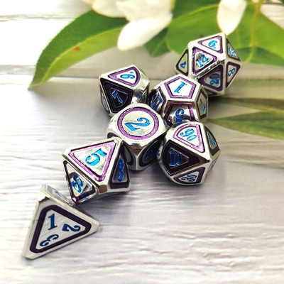 DND RPG Massivmetall Würfel Anzüge Elektro Schwimmteknologie Wandern Erde