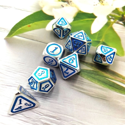 DND RPG Massivmetall Würfel Anzüge Elektro Schwimmteknologie Wandern Erde