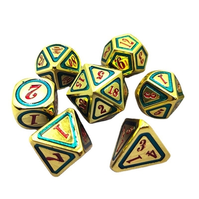 DND RPG Massivmetall Würfel Anzüge Elektro Schwimmteknologie Wandern Erde