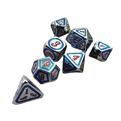 DND RPG Massivmetall Würfel Anzüge Elektro Schwimmteknologie Wandern Erde