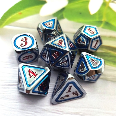 DND RPG Massivmetall Würfel Anzüge Elektro Schwimmteknologie Wandern Erde