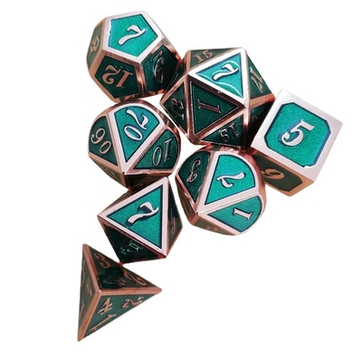 Esmalte Handwerk Massivmetall Würfel Set Bude Herren Tür Cruch DND RPG