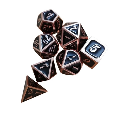 Esmalte Handwerk Massivmetall Würfel Set Bude Herren Tür Cruch DND RPG