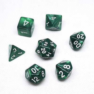 Poly Color Harz Würfel Set#Rpg#Dnd#Coc Marmor Muster Preminum und Luxus
