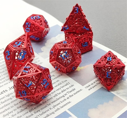 Chongtian Schlange Hohlmetall Würfel Satz Multi-faceted Tischspiel #Dnd#Rpg#Coc