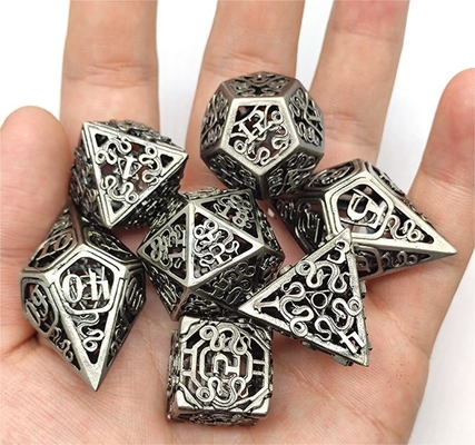 Chongtian Schlange Hohlmetall Würfel Satz Multi-faceted Tischspiel #Dnd#Rpg#Coc