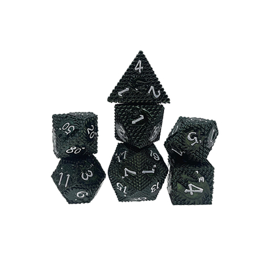 Folklorische -Skalen Metall Würfel Multi -Noodle Brettspiel-Set#Dnd#Rpg#Coc