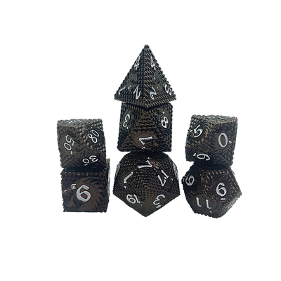 Folklorische -Skalen Metall Würfel Multi -Noodle Brettspiel-Set#Dnd#Rpg#Coc