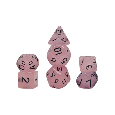 Süßigkeiten Farbe Naturharz Charakter spielt Würfel Set dnd Würfel