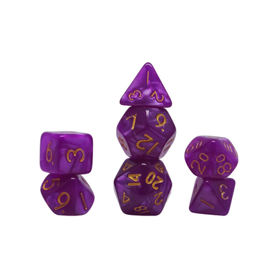 Süßigkeiten Farbe Naturharz Charakter spielt Würfel Set dnd Würfel