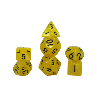 Süßigkeiten Farbe Naturharz Charakter spielt Würfel Set dnd Würfel