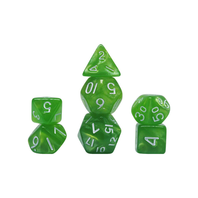 Süßigkeiten Farbe Naturharz Charakter spielt Würfel Set dnd Würfel
