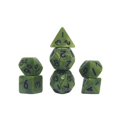 Süßigkeiten Farbe Naturharz Charakter spielt Würfel Set dnd Würfel