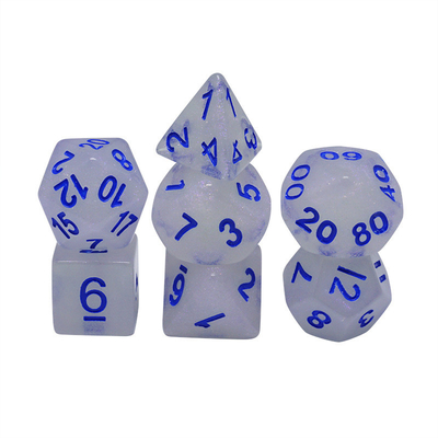 Glatte Kristallharz-RPG-Dosen Handwerkskunst-Harz-Polyeder-Dosen