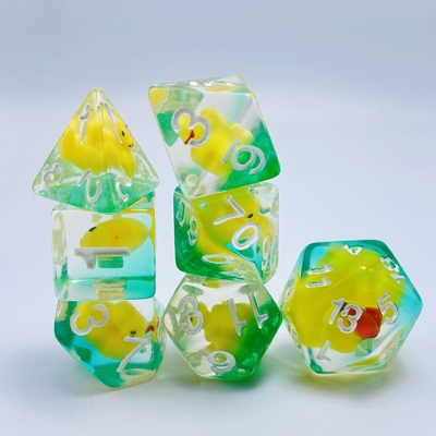 Natürliche Harz-Multi-Nudel-Tischspiel Würfel-Set