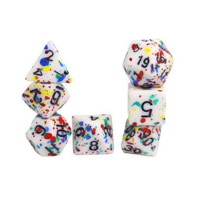 Graffiti Phantom Farbe Harz Brettspiel Würfel Set und Würfel