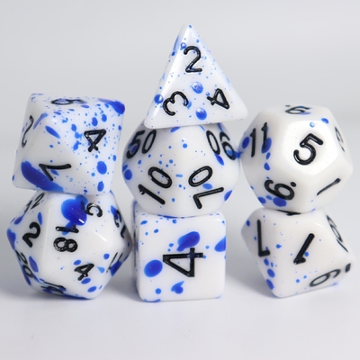 Graffiti Phantom Farbe Harz Brettspiel Würfel Set und Würfel