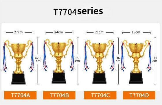 Besonderes Trophäenbecher aus Metall 32 cm hoch und zerreißfest