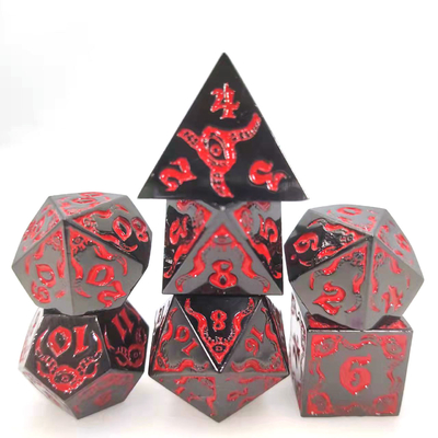 Devil's Eye-Rollenspiel mit Metall-Vielfältigkeitswürfeln TRPG COC DND