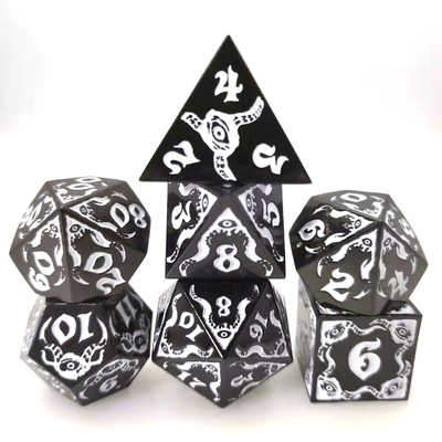 Devil's Eye-Rollenspiel mit Metall-Vielfältigkeitswürfeln TRPG COC DND