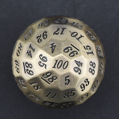 Farbiges Solid 100D Metallwürfel Set Dungeon und Dragon DND # RPG # COC