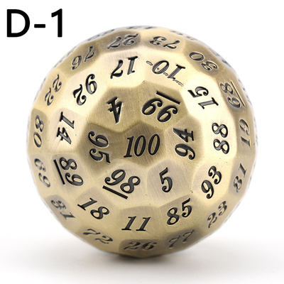 Farbiges Solid 100D Metallwürfel Set Dungeon und Dragon DND # RPG # COC