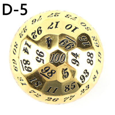 Farbiges Solid 100D Metallwürfel Set Dungeon und Dragon DND # RPG # COC