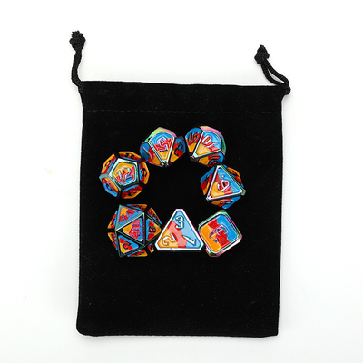 Custom Metall und Kunststoff Würfel D20 Spiel D &amp; D Polyeder DND Würfel Set RPG Würfel