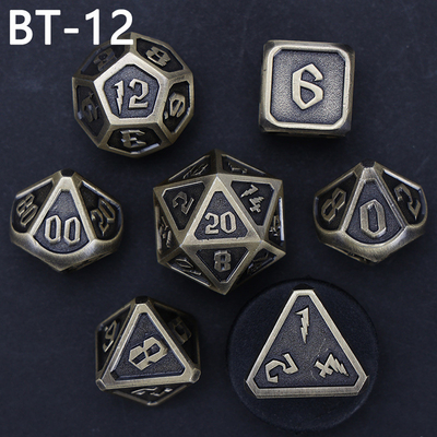 Custom Metall und Kunststoff Würfel D20 Spiel D &amp; D Polyeder DND Würfel Set RPG Würfel