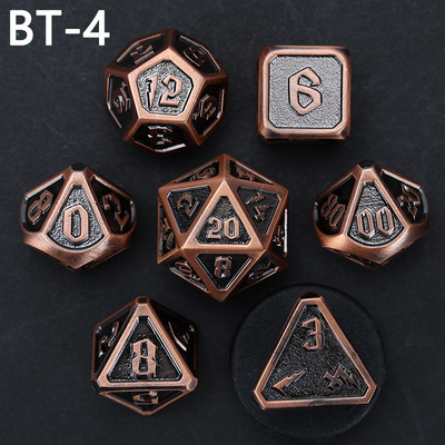 Custom Metall und Kunststoff Würfel D20 Spiel D &amp; D Polyeder DND Würfel Set RPG Würfel
