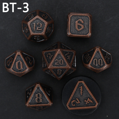 Custom Metall und Kunststoff Würfel D20 Spiel D &amp; D Polyeder DND Würfel Set RPG Würfel