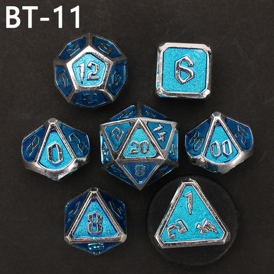 Custom Metall und Kunststoff Würfel D20 Spiel D &amp; D Polyeder DND Würfel Set RPG Würfel