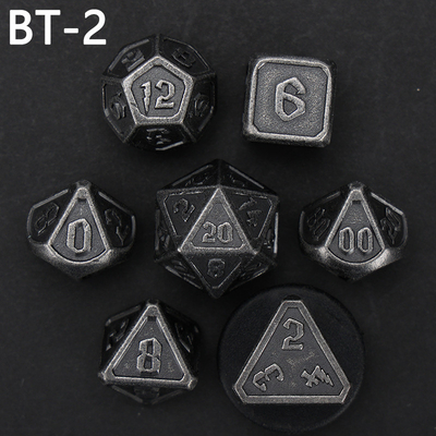 Custom Metall und Kunststoff Würfel D20 Spiel D &amp; D Polyeder DND Würfel Set RPG Würfel
